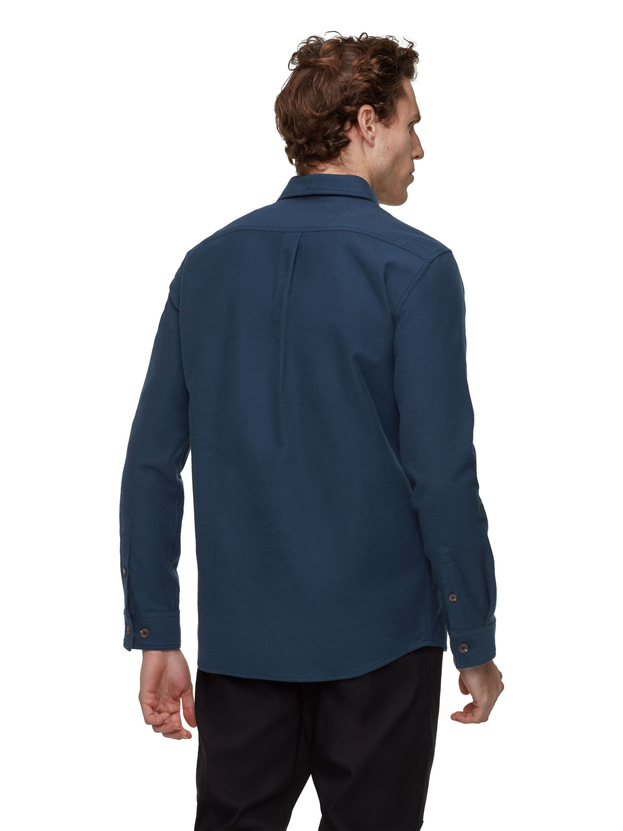 MAMMUT Regular Fit Funktionshemd in Blau