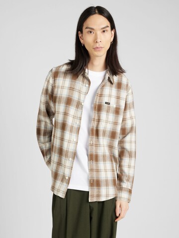 Lee Regular Fit Hemd 'LEESURE' in Beige: Vorderseite