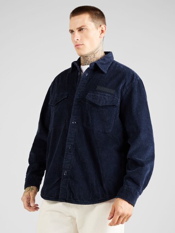 Coupe regular Chemise TOMMY HILFIGER en bleu : devant