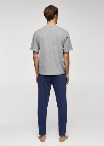 MANGO MAN Pyjama lang in Blau