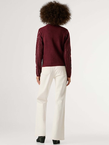 Pepe Jeans Knit cardigan 'ELAINE' in Red