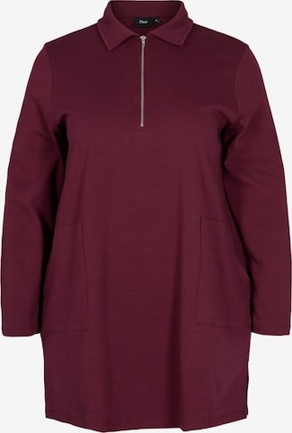 Zizzi Tunic 'Ebeate' in Red: front