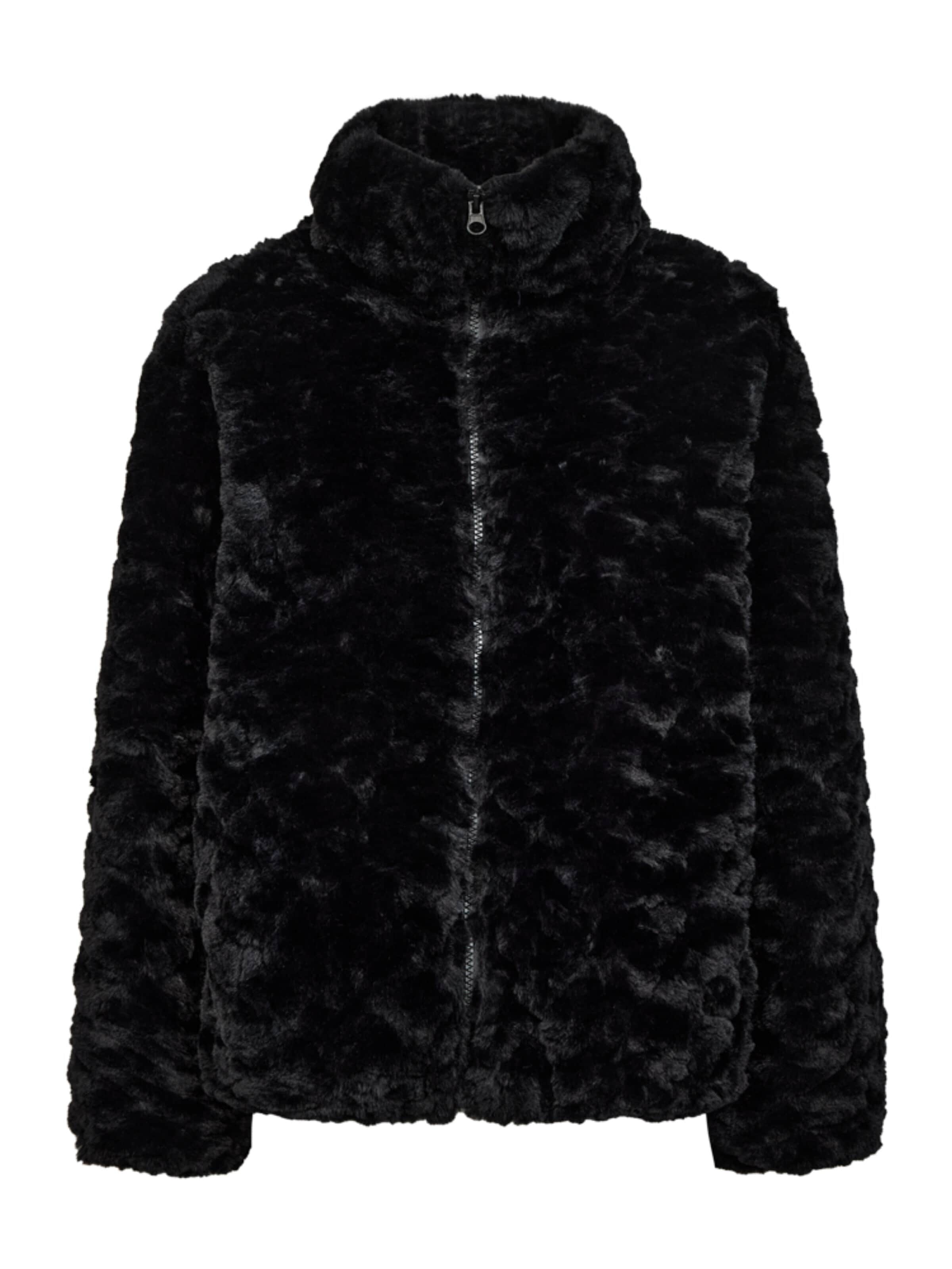 Freequent Winter coat 'FQFoby-jacket black' in Black: front