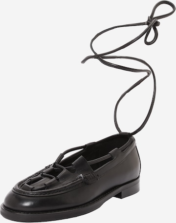 BRONX Loafer 'Tran-Sitt' värissä musta: etupuoli