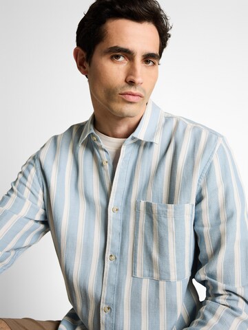 TOM TAILOR - Ajuste regular Camisa en azul