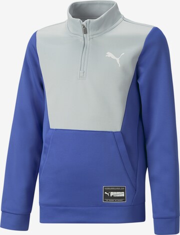 PUMA Sportief sweatshirt in Blauw: voorkant