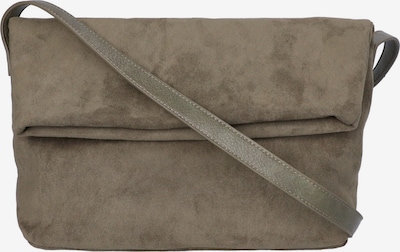 Six Clutch in braun, Produktansicht