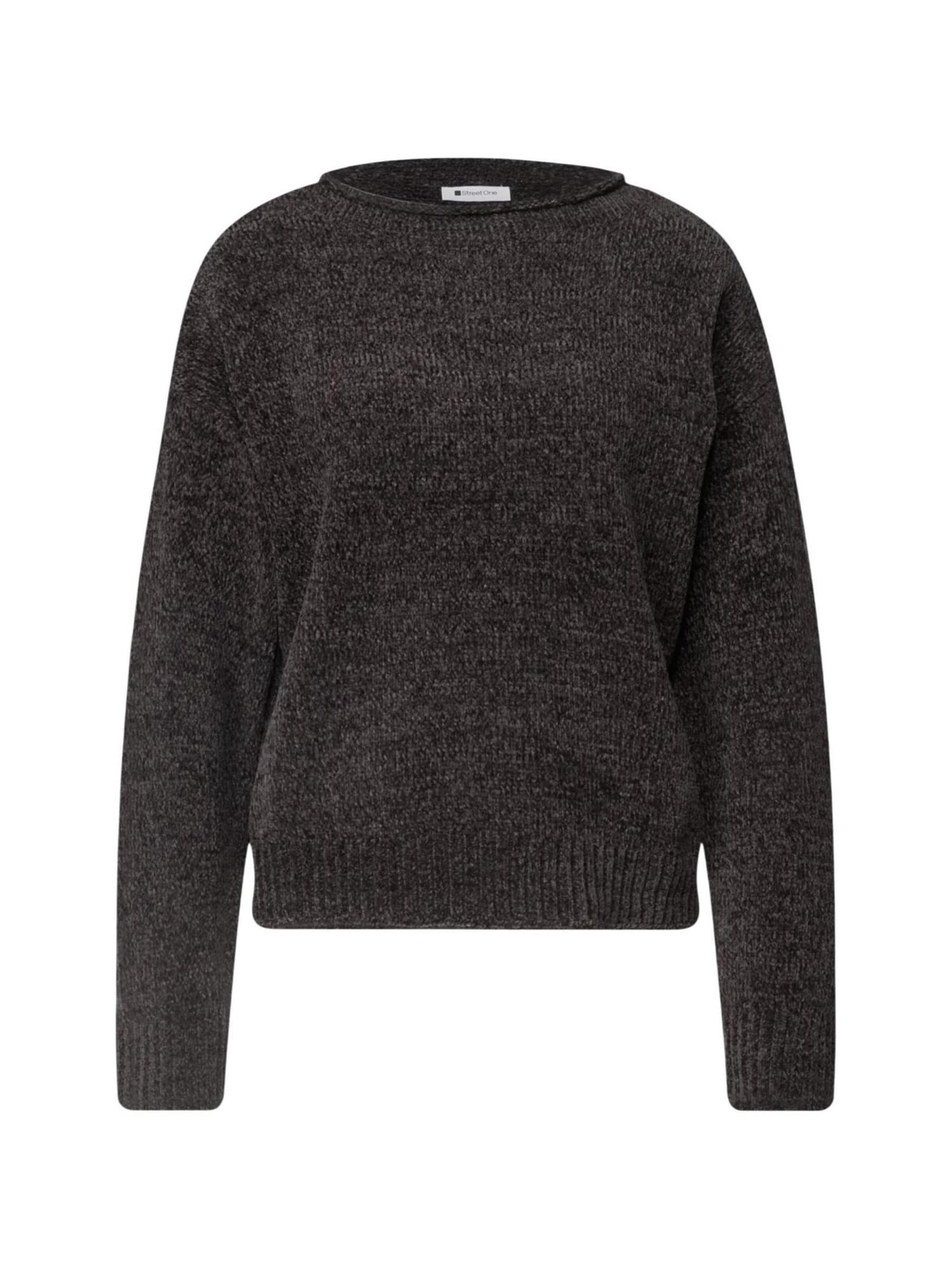 Pullover 'LTD QR_chenille sweater 303974' di STREET ONE in marrone: frontale
