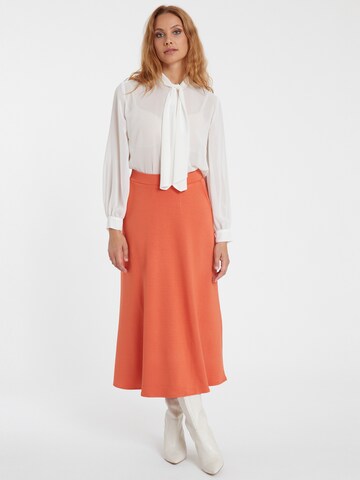 Ana Alcazar Skirt ' Sekiny ' in Orange