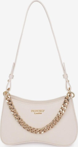 Princely London Skuldertaske 'Nelly' i hvid: forside