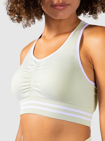 Smilodox Bustier Sport bh in Groen