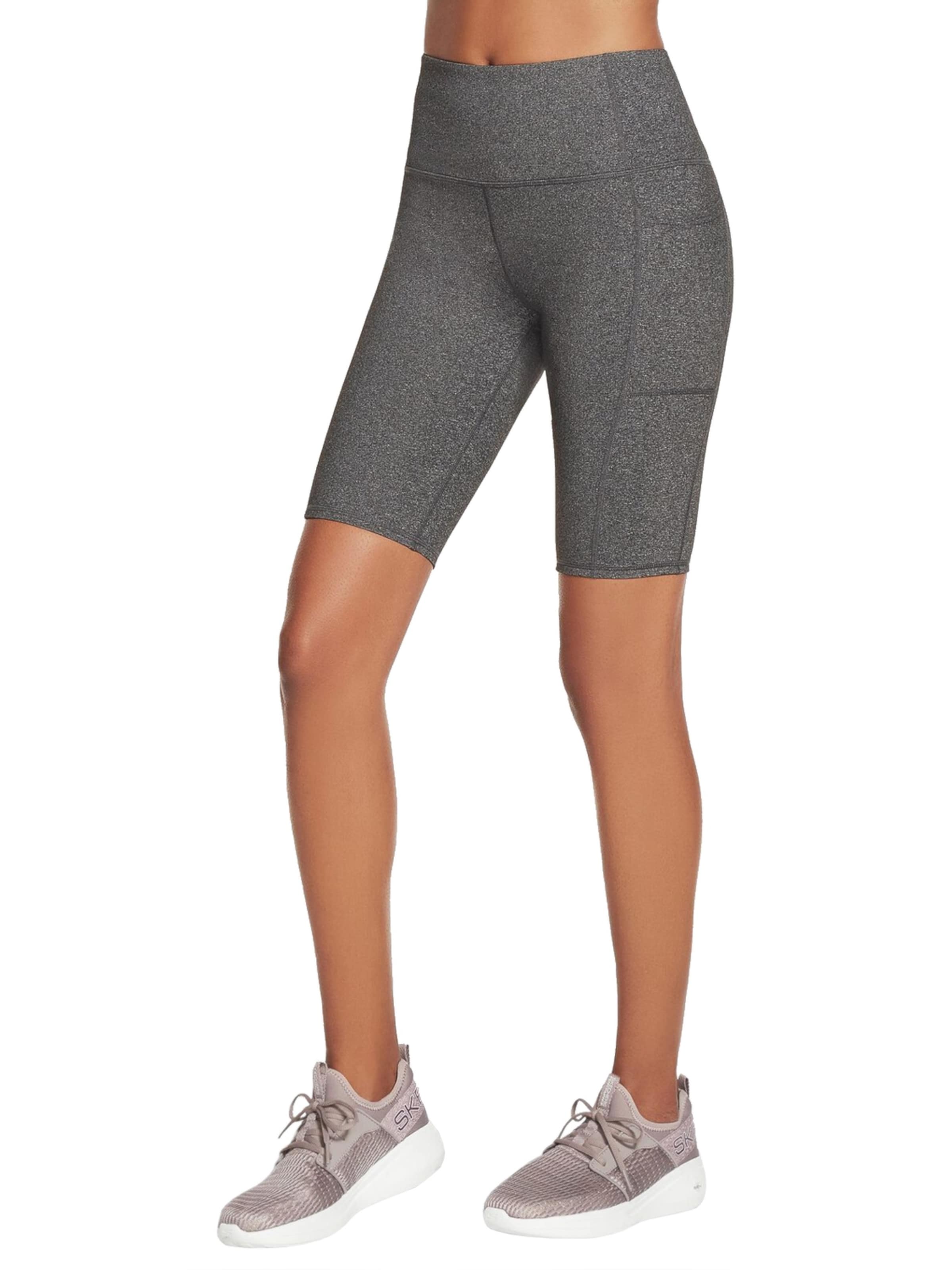 SKECHERS Workout Pants in Grey: front