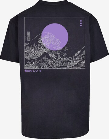 F4NT4STIC Shirt 'Kanagawa' in Blau