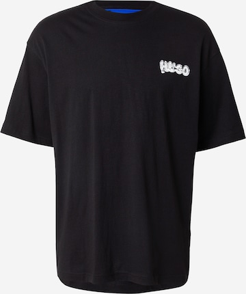 HUGO Shirt 'Nyrotee' in Black: front