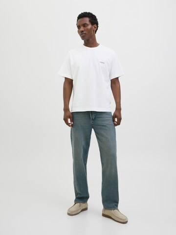 JACK & JONES Shirt 'JORPAROS EASTERSKETCH' in Beige
