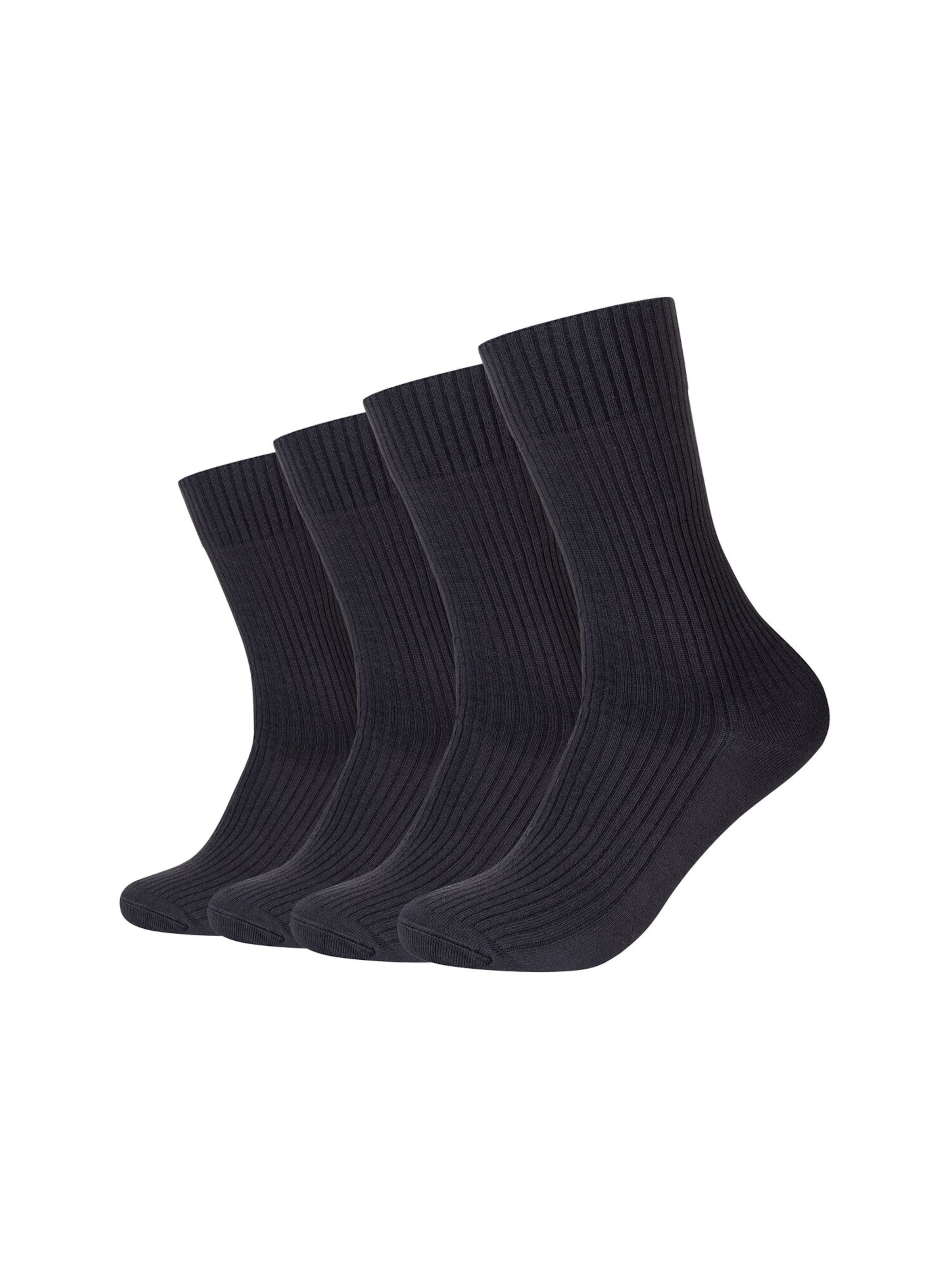 Chaussettes s.Oliver en noir : devant