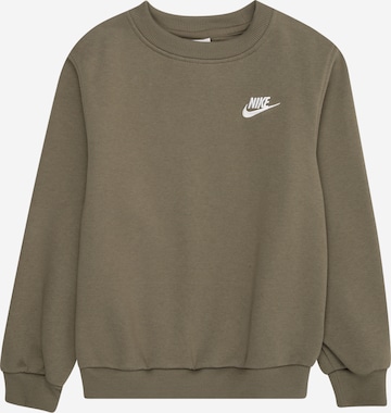 Nike Sportswear Свитшот 'Club Fleece' в Зеленый: спереди