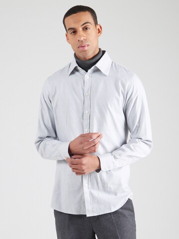 SELECTED HOMME Slim Fit Hemd 'SLHSLIMETHAN' in Weiß: Vorderseite