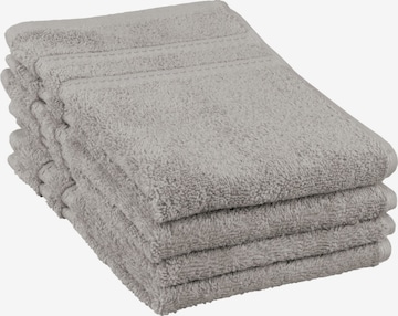 SCHIESSER Towel 'Palma' in Silver: front