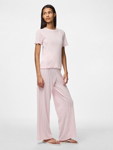 PIECES regular Bukser i pink