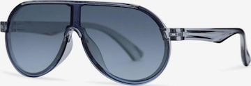 Maxte Sunglasses 'Aero Shield Monolithic Minimalist Eyewear' in Blue: front