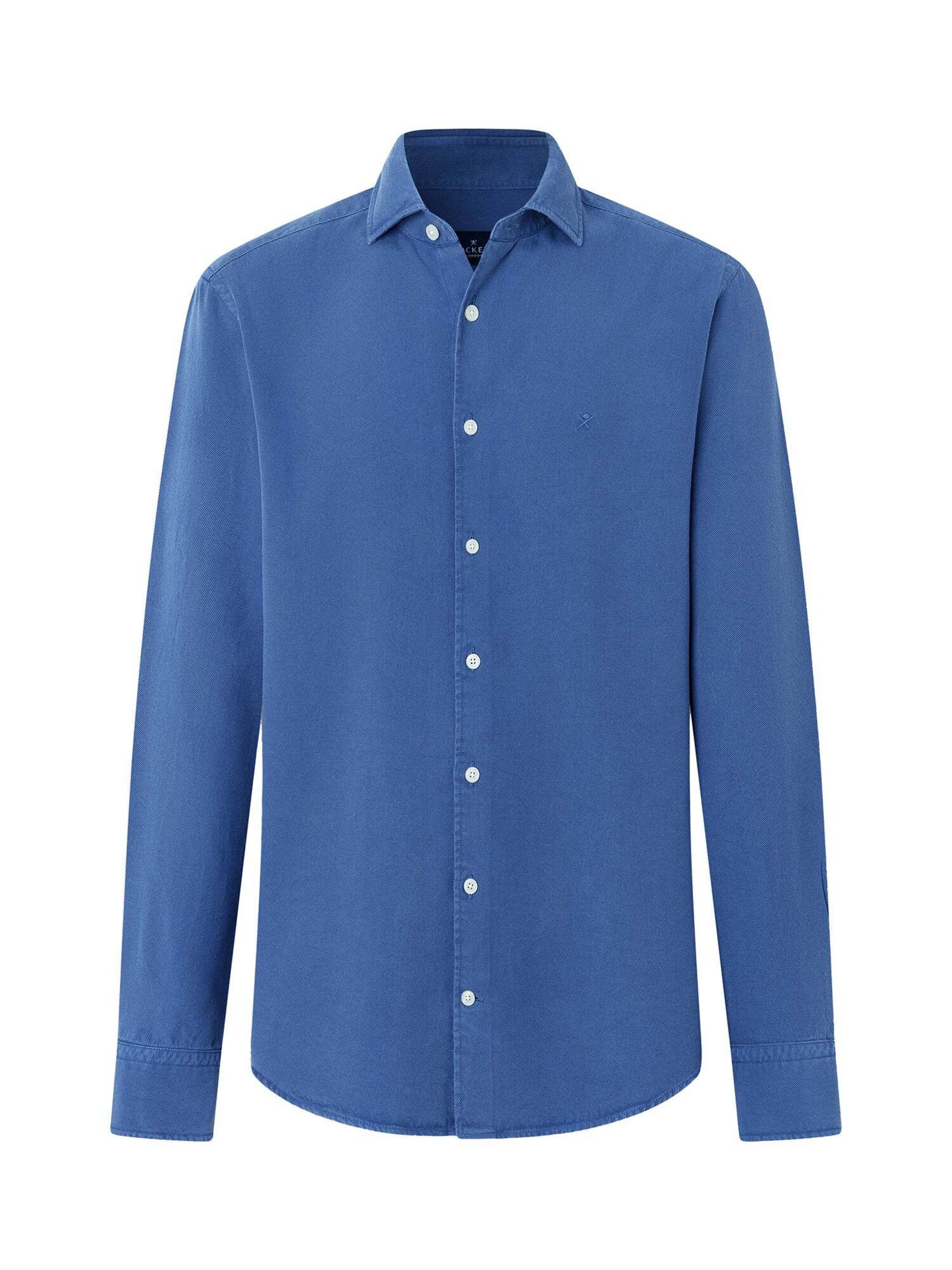 Slim fit Camicia di Hackett London in blu: frontale