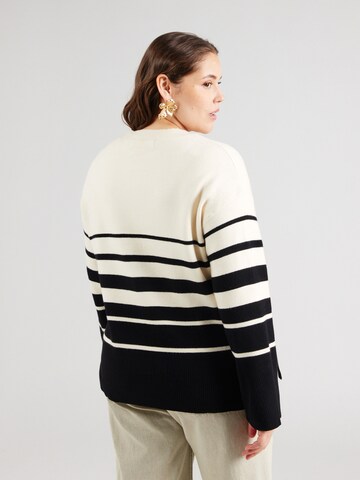 Vero Moda Curve Свитер 'VMCSABA' в Белый