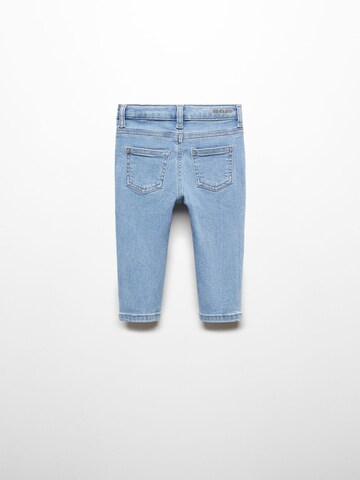Slimfit Jeans 'Diego' de la MANGO KIDS pe albastru