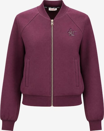 Liu Jo Sweatvest 'FELPA APERTA' in Lila: voorkant