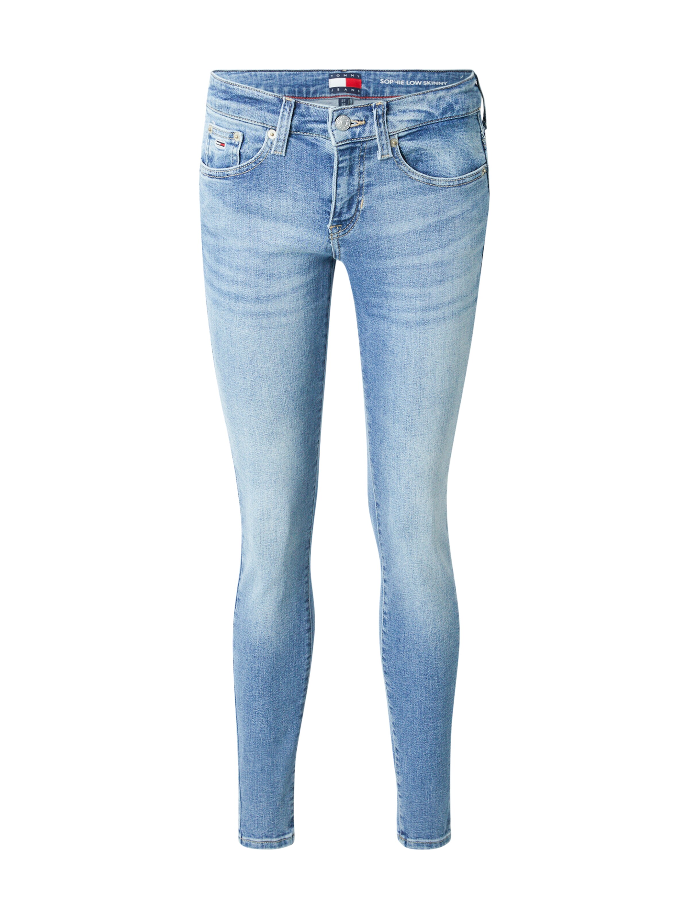 Tommy Jeans Skinny Jeans in Blue: front