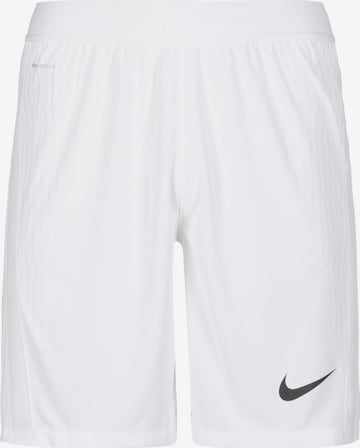 NIKE Regular Workout Pants in White: front