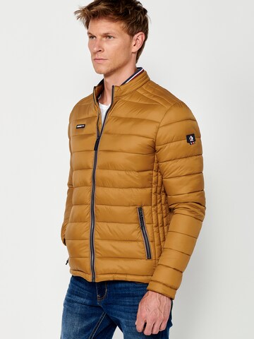 KOROSHI Übergangsjacke in Braun