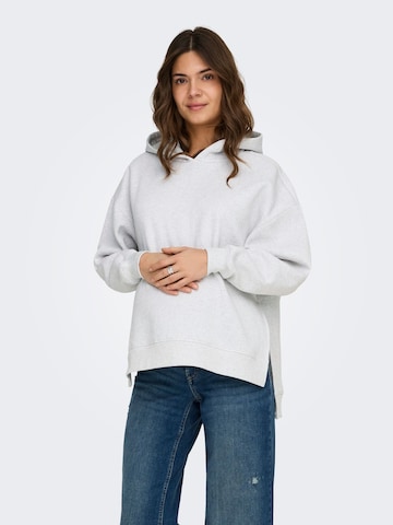 Only Maternity Sweatshirt 'OLMCosita' in Grey: front