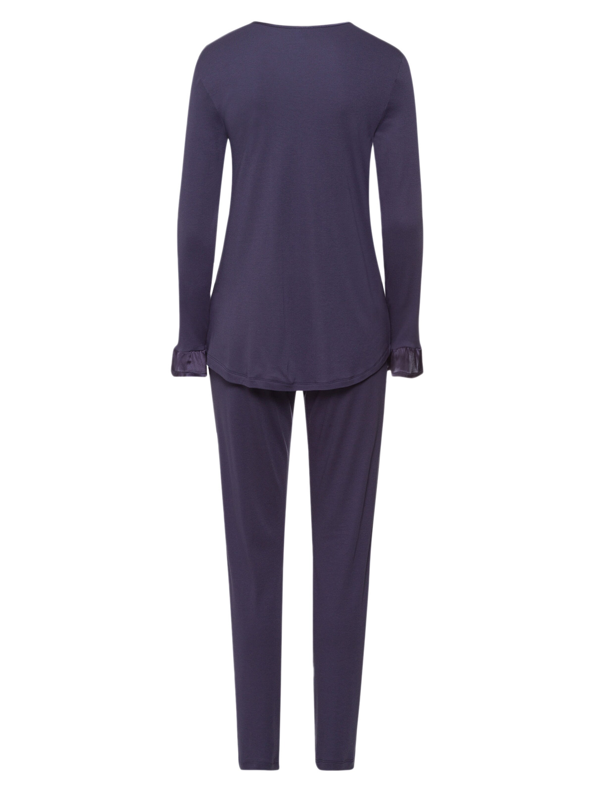 Hanro Pajama 'Claire' in Blue: front