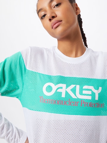 OAKLEY - Ajuste regular Camiseta funcional 'FIERY' en blanco