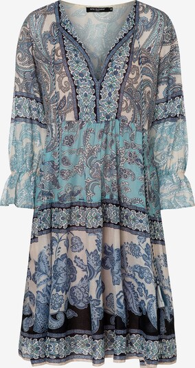 Ana Alcazar Kleid 'Faply' in nachtblau / taubenblau / hellblau / jade / weiß, Produktansicht