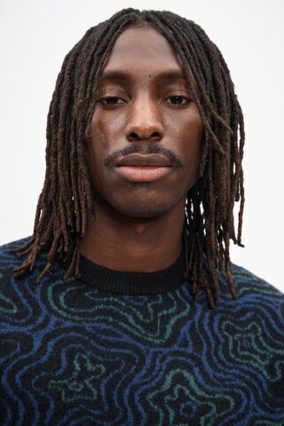 Pull-over 'Scribbles' Cleptomanicx en bleu