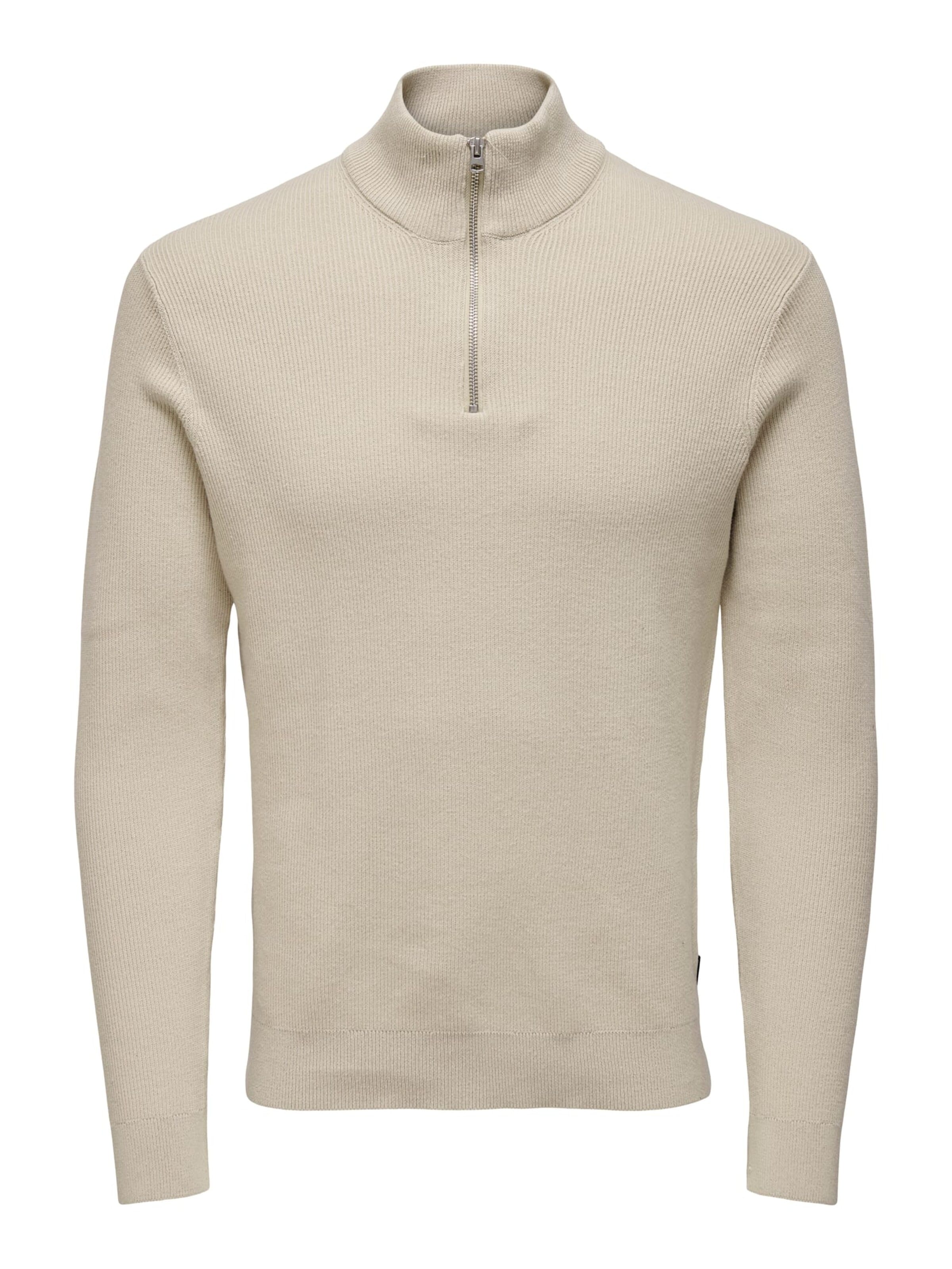 Only & Sons Sweater 'Phil' in Beige