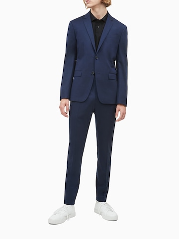 Slim fit Sacou Business de la Calvin Klein pe albastru