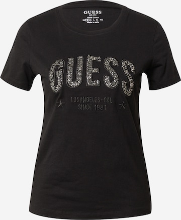 GUESS Shirt 'MIRELA' in Zwart: voorkant