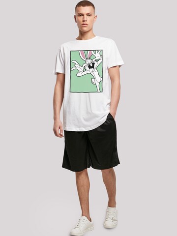 Maglietta 'Looney Tunes Bugs Bunny Funny Face' di F4NT4STIC in bianco