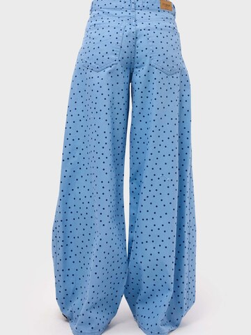 Wide Leg Jean 'POLKA PALAZZO LOW RISE JEANS' IT'S BASIC en bleu
