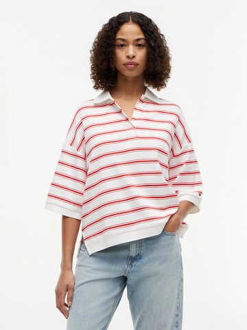 T-shirt TOMMY HILFIGER en blanc : devant