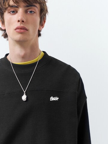 Pull&Bear Majica 'STWD' | črna barva