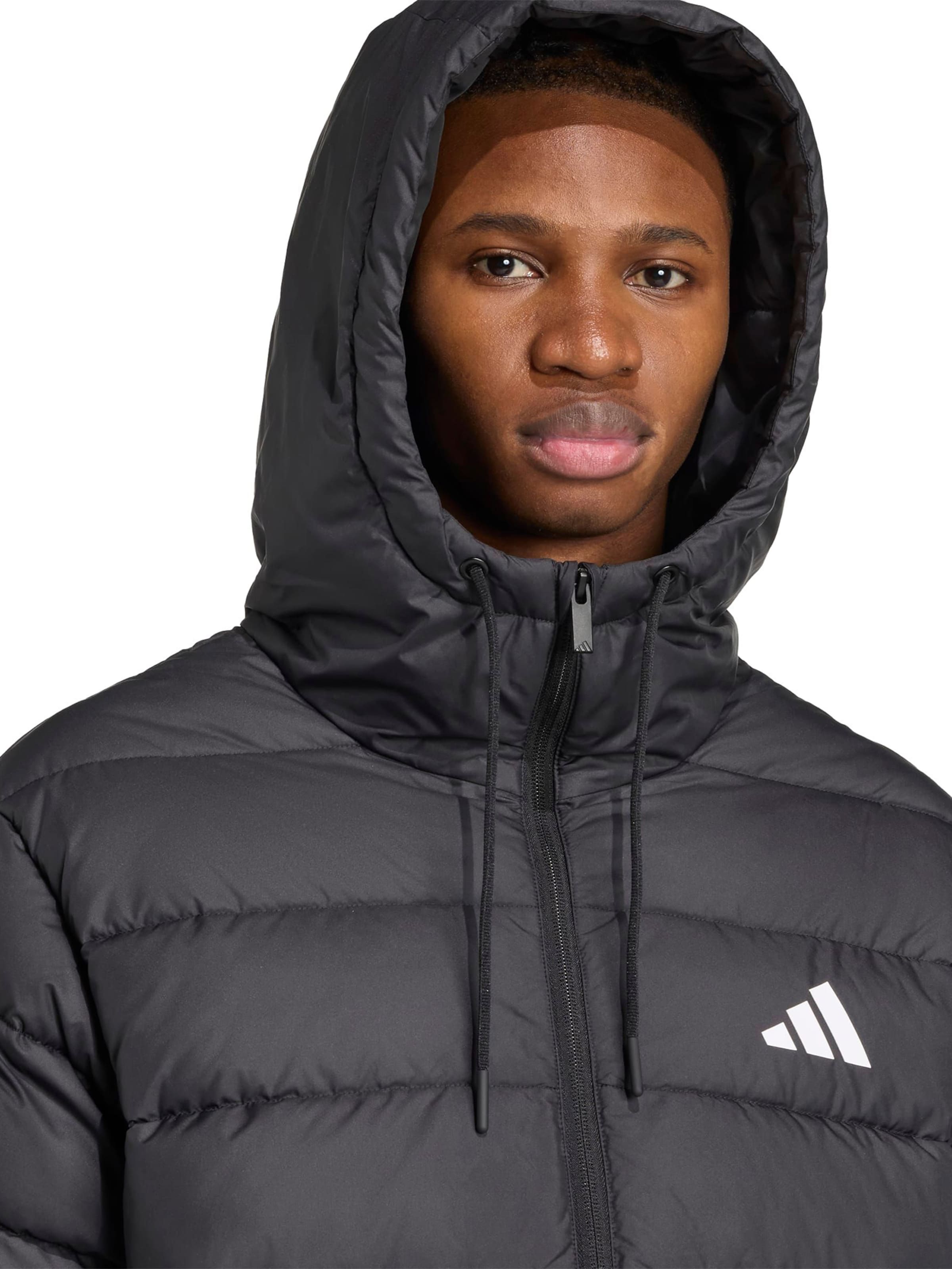 Veste de sport 'ESS' ADIDAS SPORTSWEAR en noir