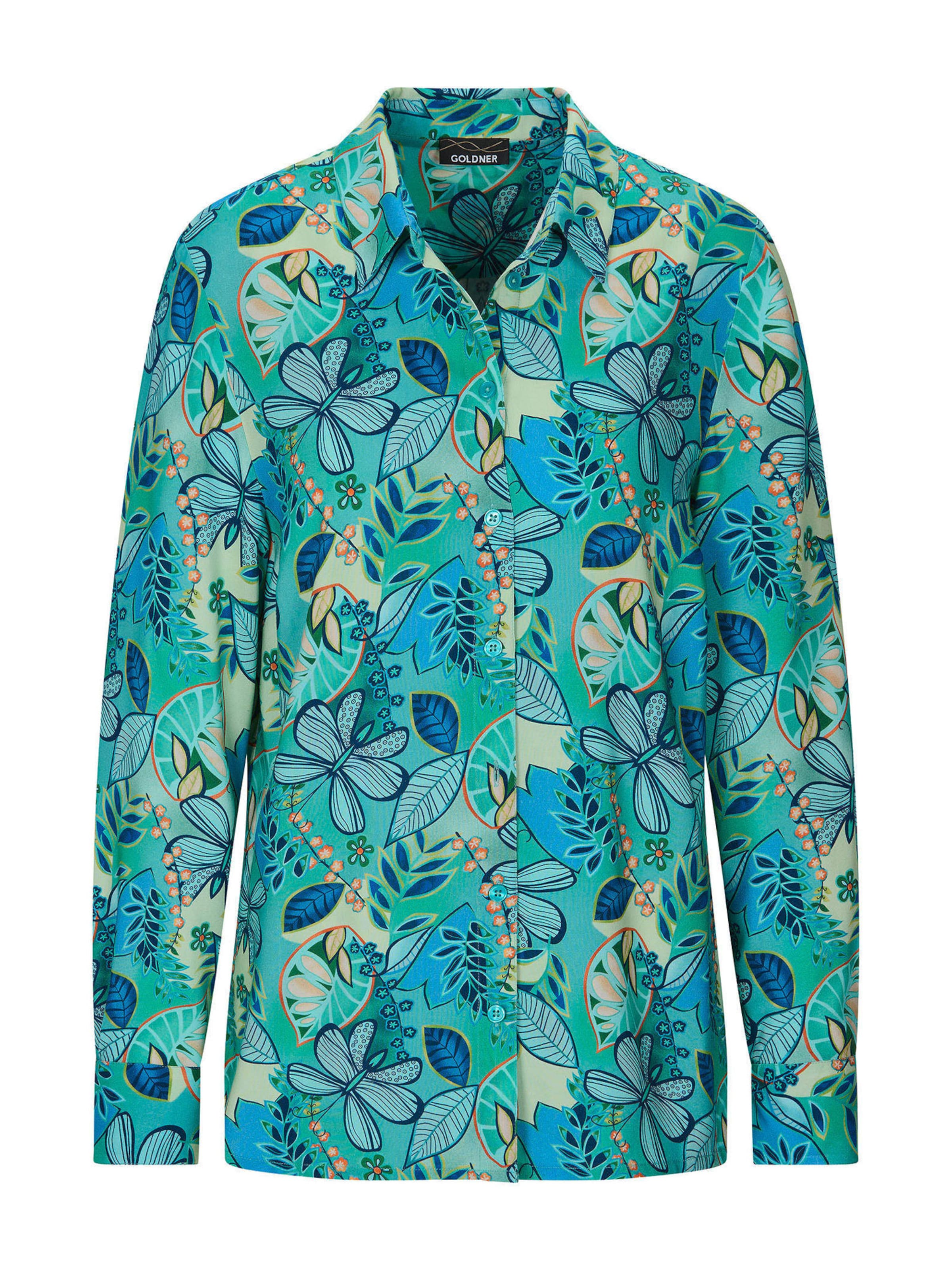 Chemisier Goldner en vert : devant