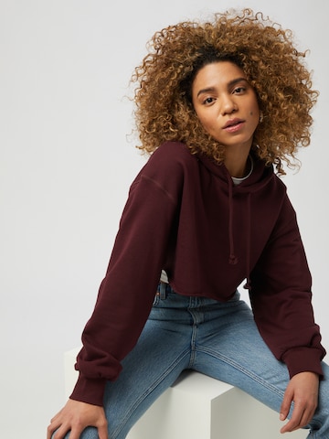 WEEKDAY Sweatshirt 'Gelina' in Rood