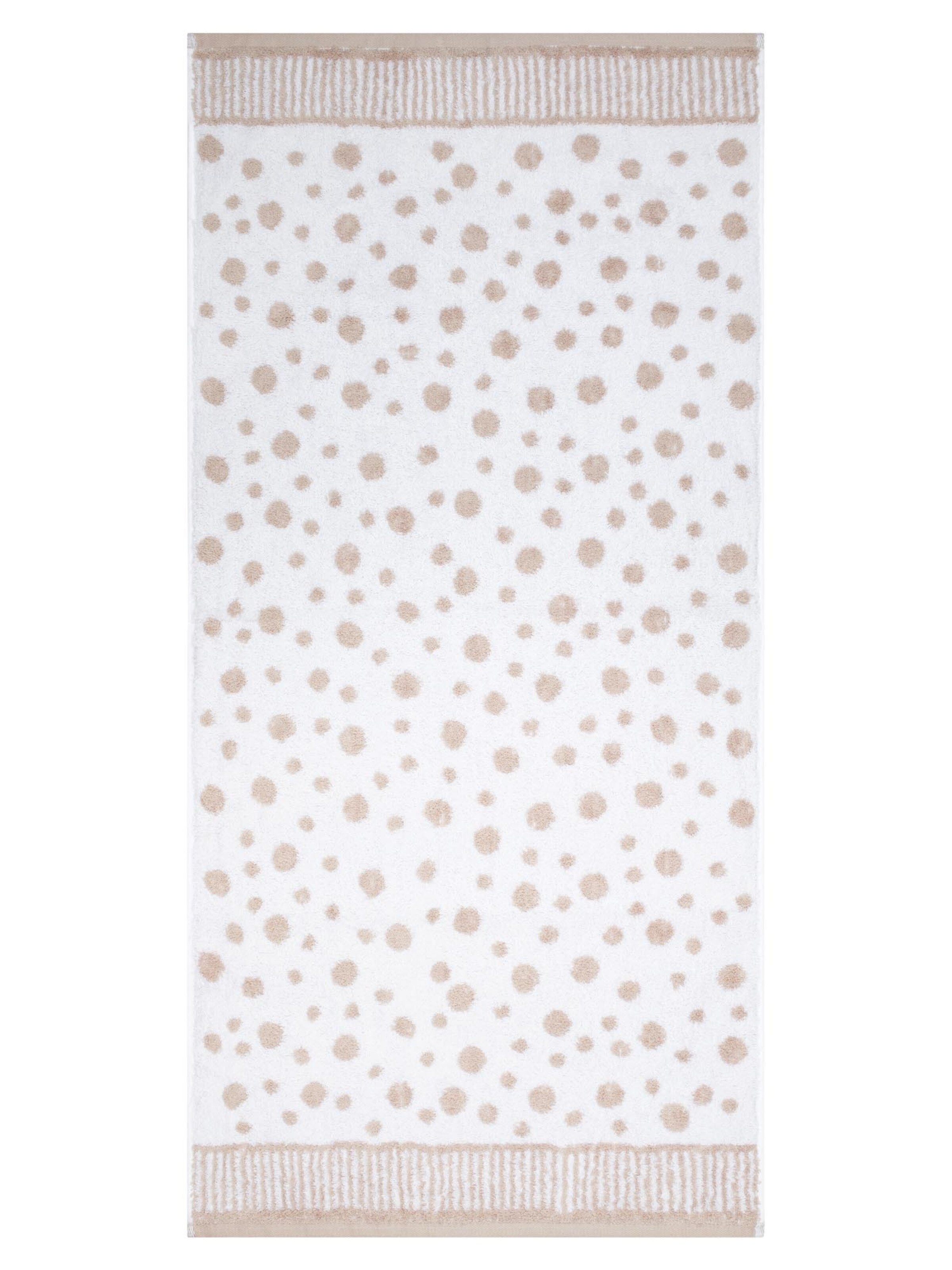 ROSS Handtuch 'Punkte allover'‌‌‌‌ in Beige