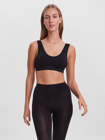 VERO MODA Bralette Bra 'Agnes' in Black