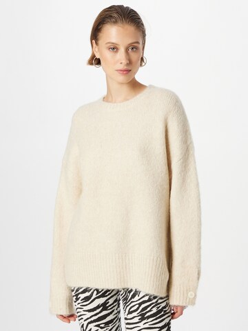 Pullover 'BROAD' di Designers Society in bianco: frontale